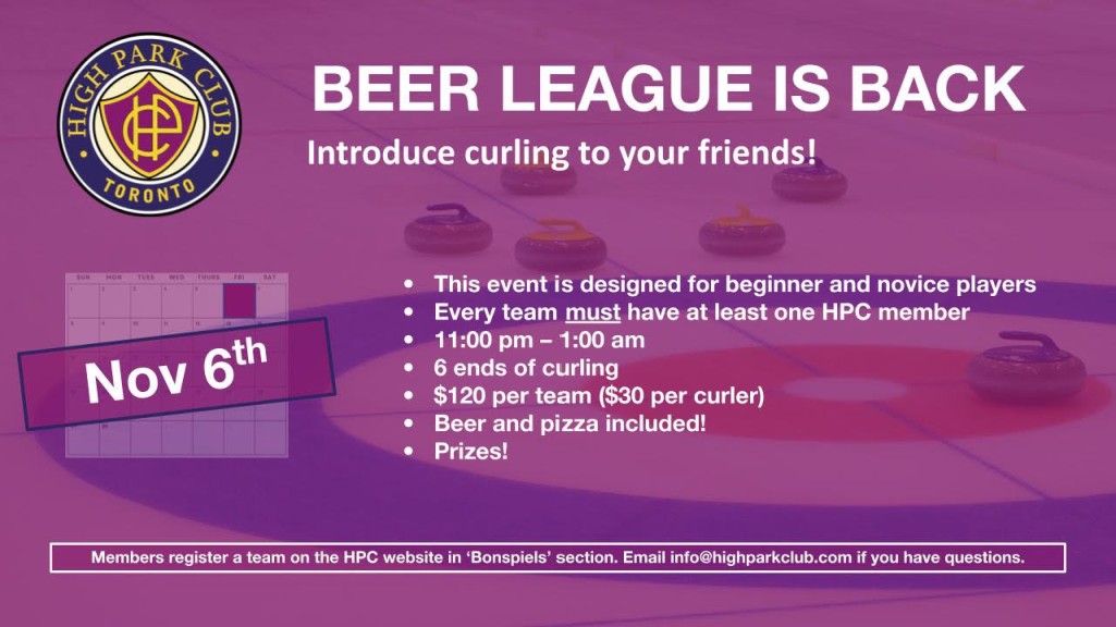 beer league Nov 6