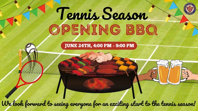 Tennis Opening BBQ 2025!
