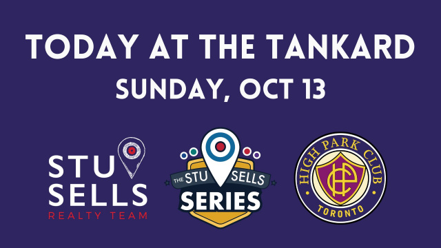 Today at the TANKARD - Sun, Oct 13