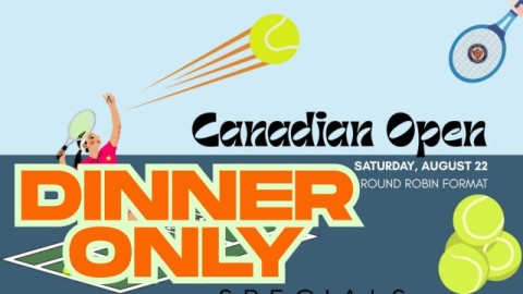 High Park Club Canadian Open 2026 | Dinner Only | Aug 22