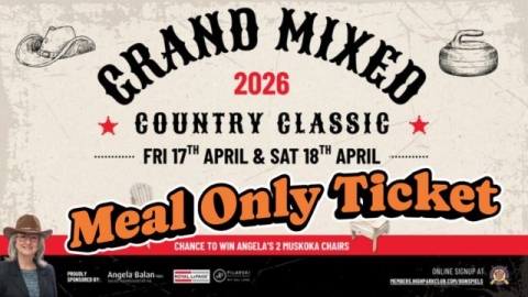 Grand Mixed Bonspiel 2026 | Meal Only | Apr 18