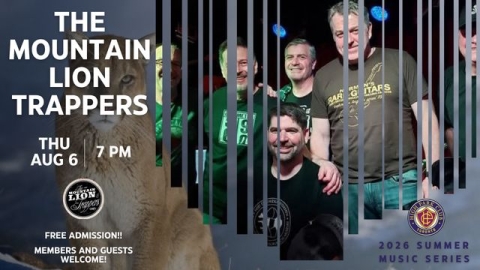Summer Concert Series 2026 | The Mountain Lion Trappers | Aug 6