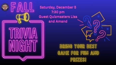 Trivia Night 2026 | Dec 5