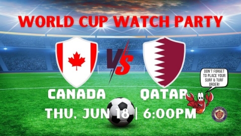 World Cup Watch Party | Jun 12 | Jun 18 | Jun 24